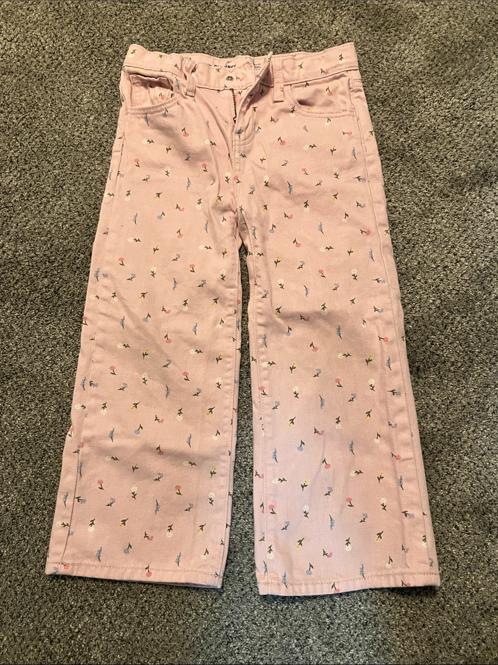 Girls pink denim